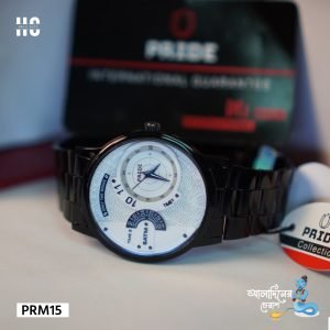 Black Stailness Steel Belt Luxury Style Watch For Man PRM-15